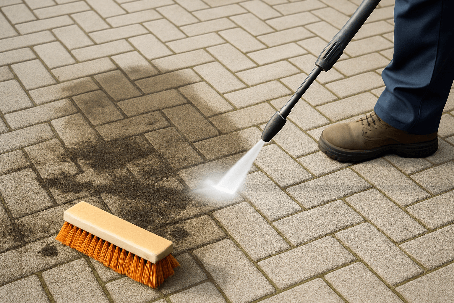 Jak rozpoznać rodzaj zabrudzenia na kostce brukowej i dobrać metodę czyszczenia