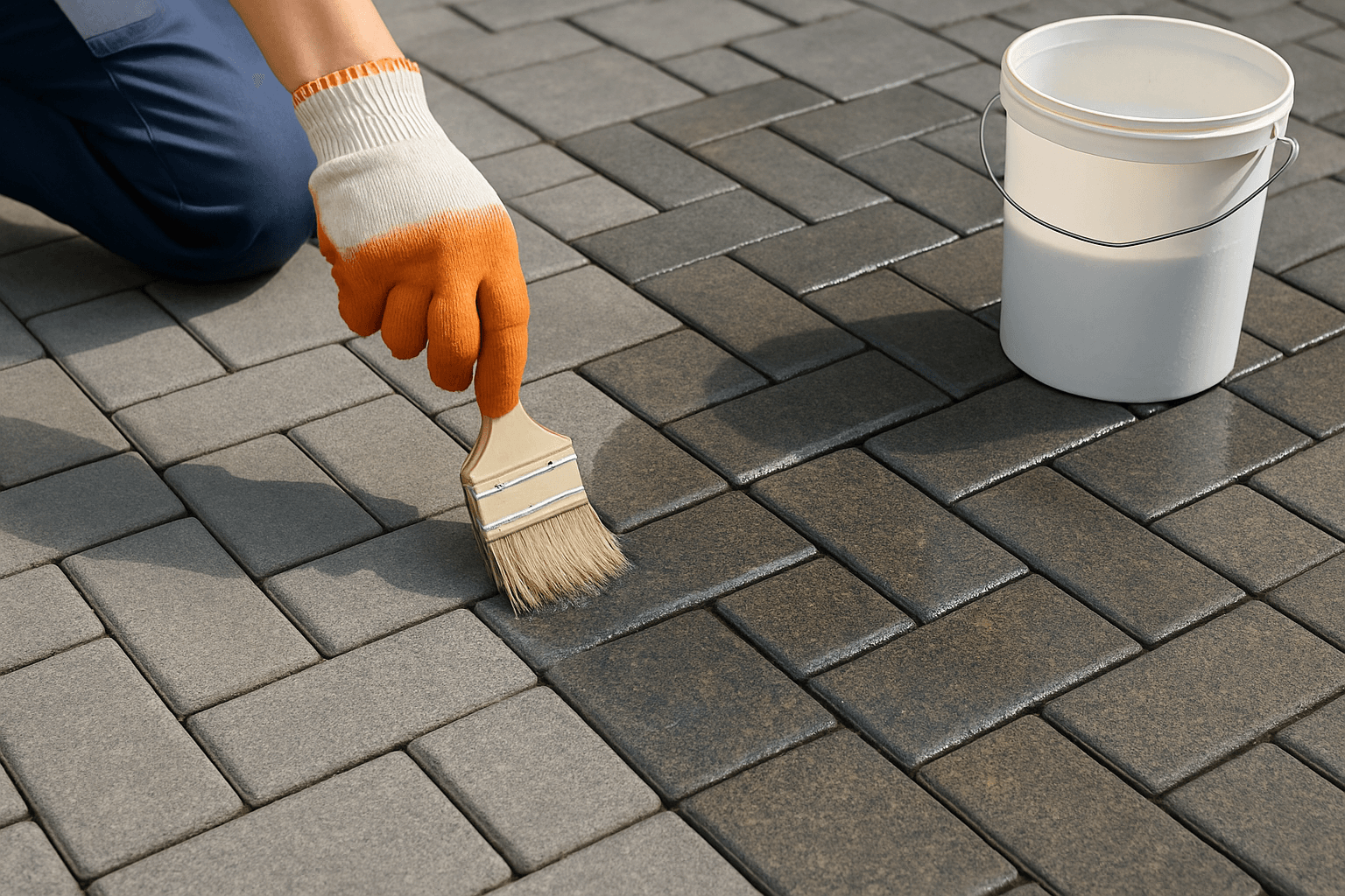 Matowa czy błyszcząca kostka? Jak impregnat zmienia wygląd nawierzchni