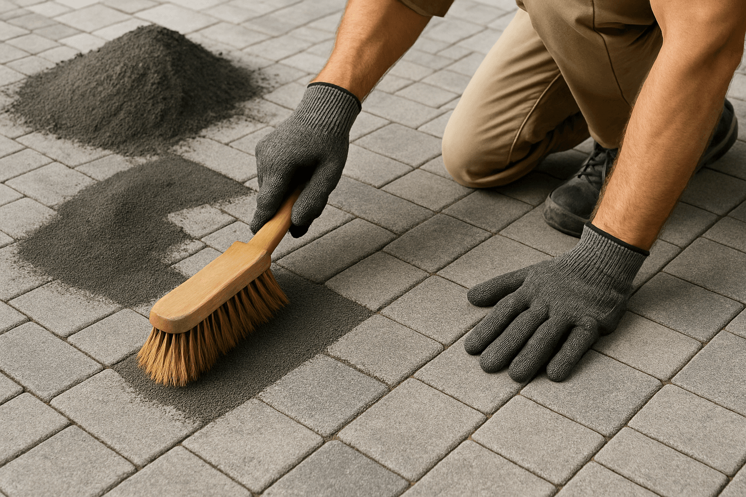 Jak przygotować kostkę brukową do fugowania, żeby spoiny trzymały się dłużej
